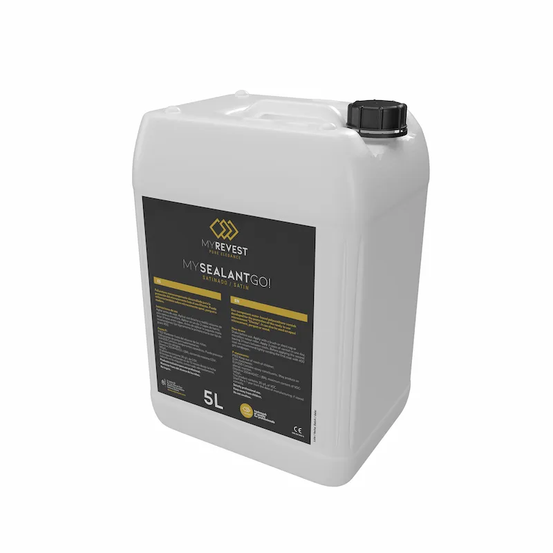 Garrafa blanca del barniz sellador MySealant GO!